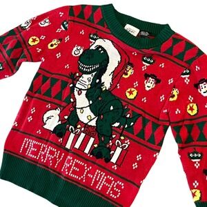 Disney Pixar‎ Toy Story Merry Rex-mas Holiday Christmas Sweater Unisex 18months